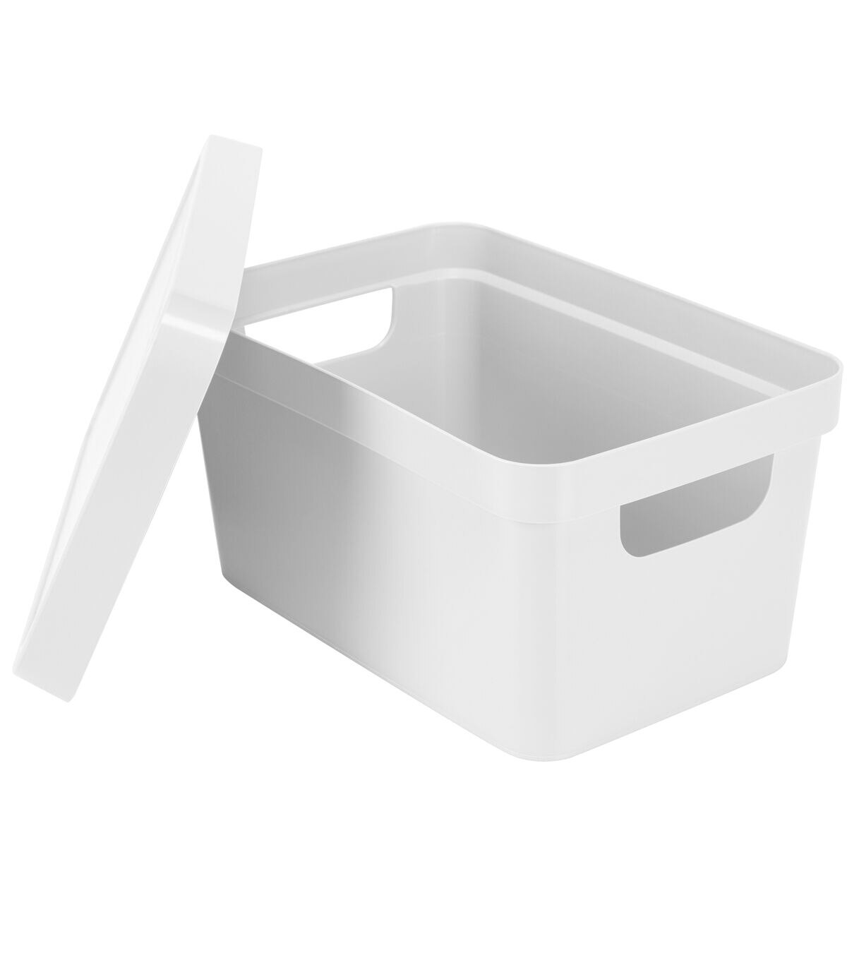 Simplify 10 White Vinto Storage Box With Lid