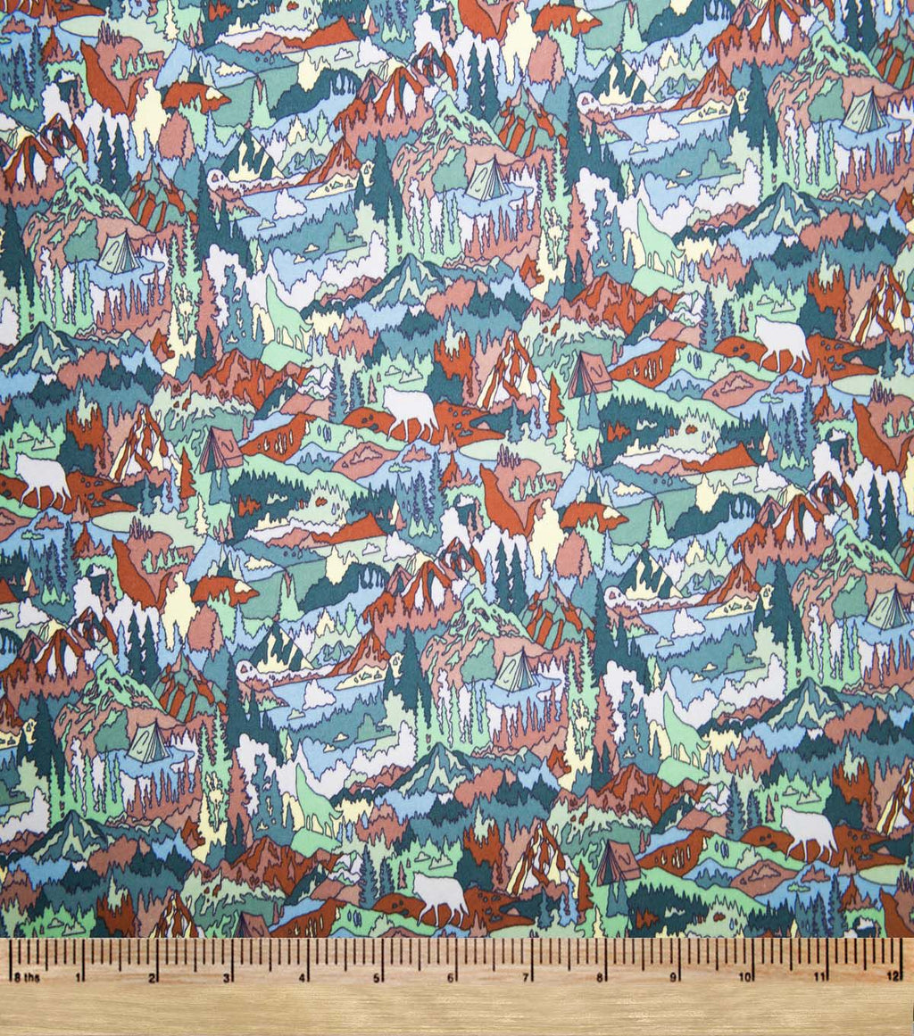 Super Snuggle Packed Wilderness Flannel Fabric