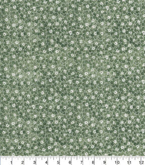 Sage Sundrenched Floral Cotton Fabric by Keepsake Calico