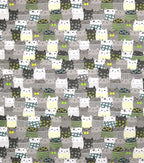 Packed Cats Super Snuggle Flannel Fabric