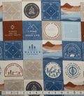 Scenic Patch Super Snuggle Flannel Fabric