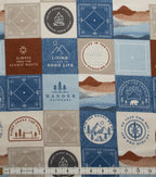 Scenic Patch Super Snuggle Flannel Fabric