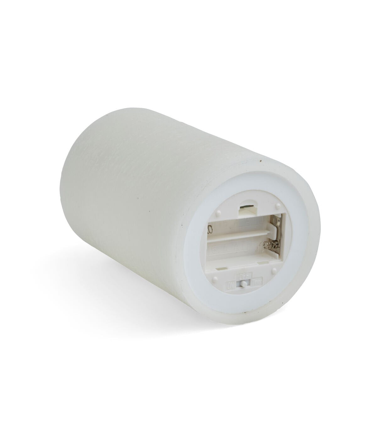 Flameless 4x6 LED Rustic White Pillar Candle