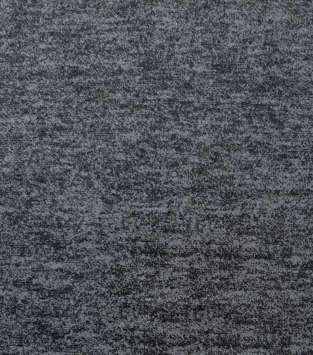 Black Heathered Luxe Flannel Fabric