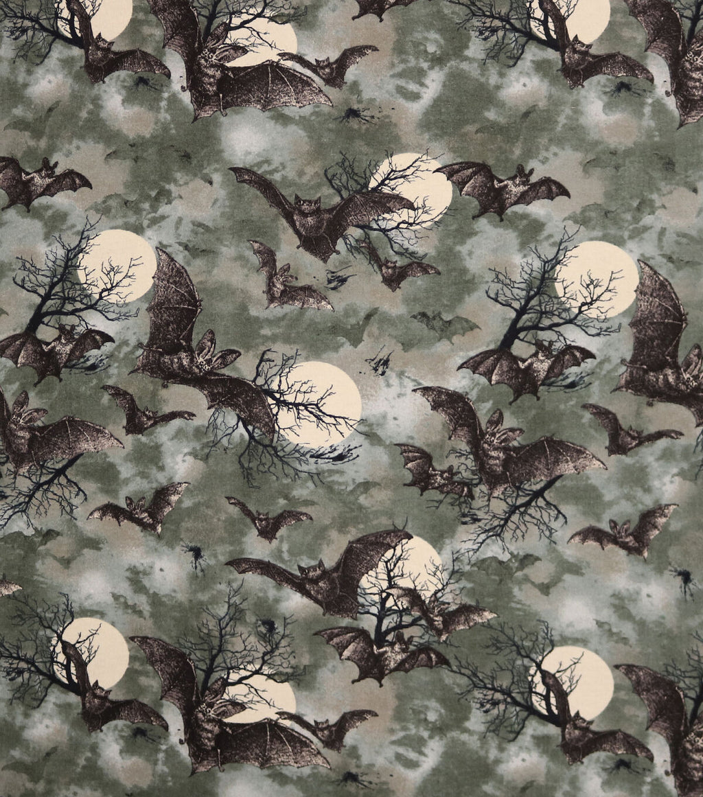 Bats Super Snuggle Flannel Fabric