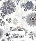 White 1 Piece Cotton Fabric Quarter