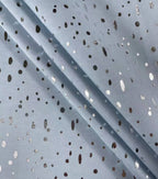 Speckle Blue Foil Flannel Fabric