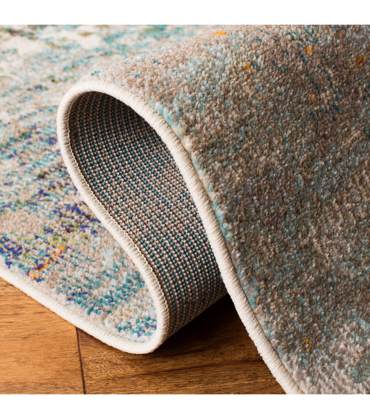 Safavieh Madison 471 Grey / Blue 4' X 6' Sm. Rectangle