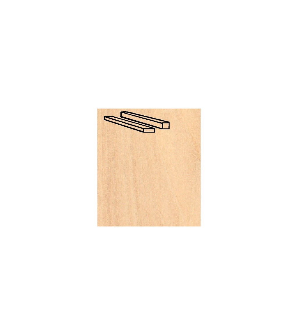 Birch Strips Pack 2 x 7 x 914 mm (6 Pcs.)