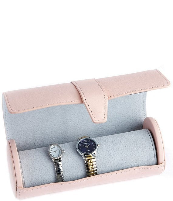 Deluxe Leather Watch Roll