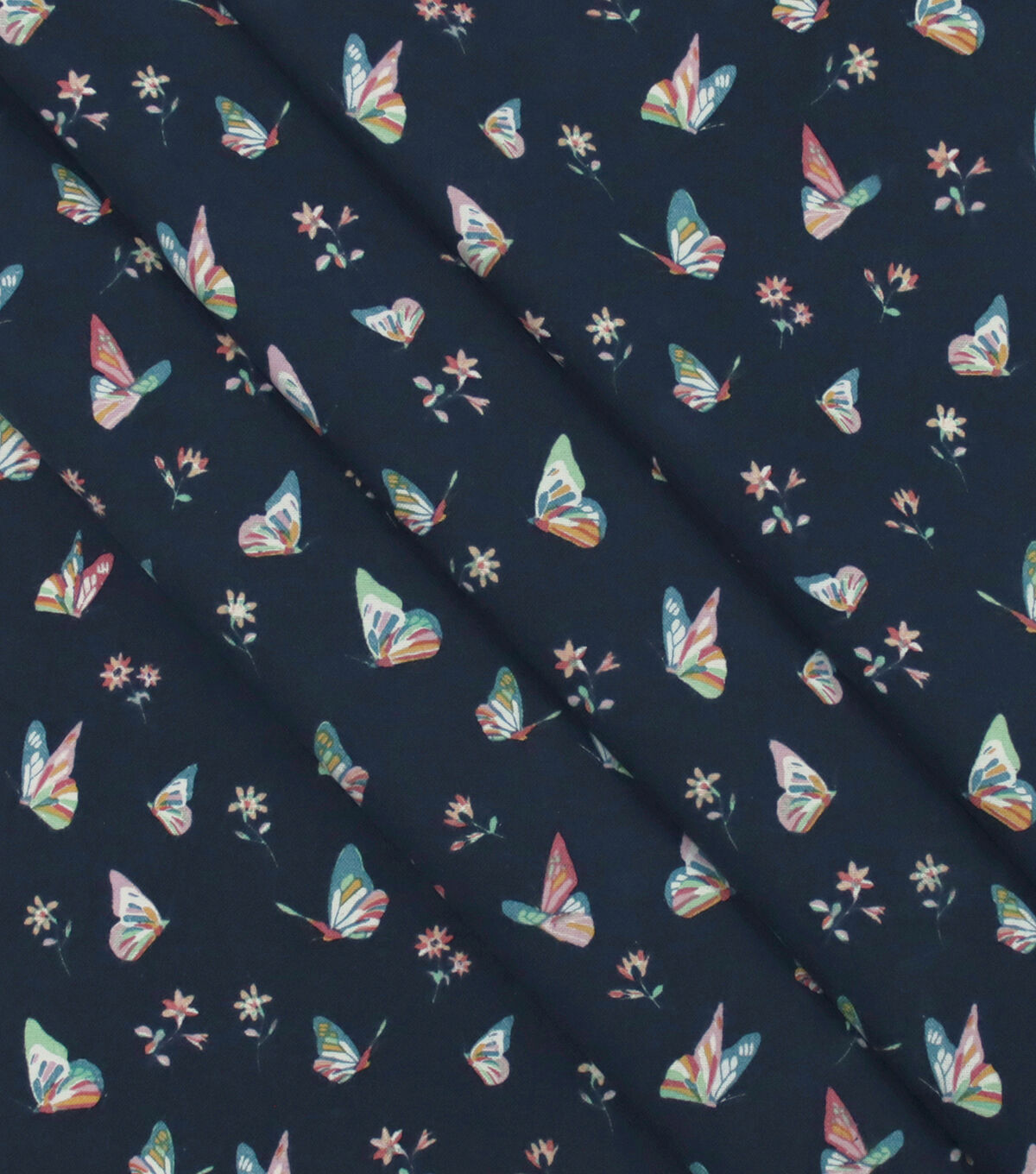 Butterflies & Flowers Super Snuggle Flannel Fabric