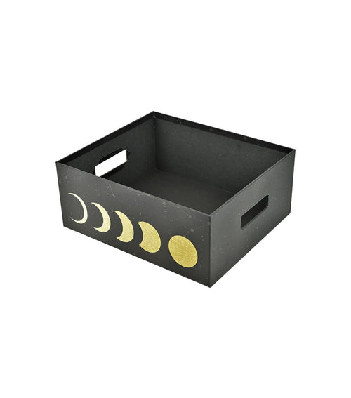 13 Moon on Black Rectangle Box by Place & Time