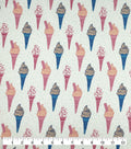 Ice Cream Super Snuggle Flannel Fabric