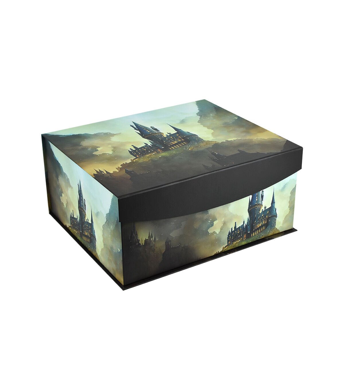 14 Watercolor Castle Fliptop Box by Place & Time