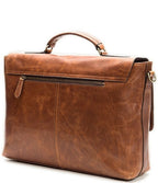 Logan Top Handle Leather Briefcase