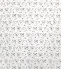 Dogs Super Snuggle Flannel Fabric