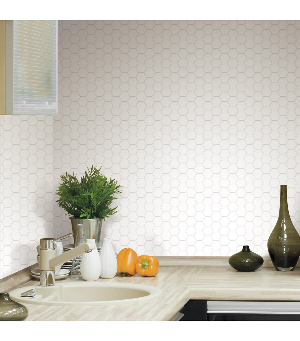 RoomMates Sticktiles Pearl Hexagon