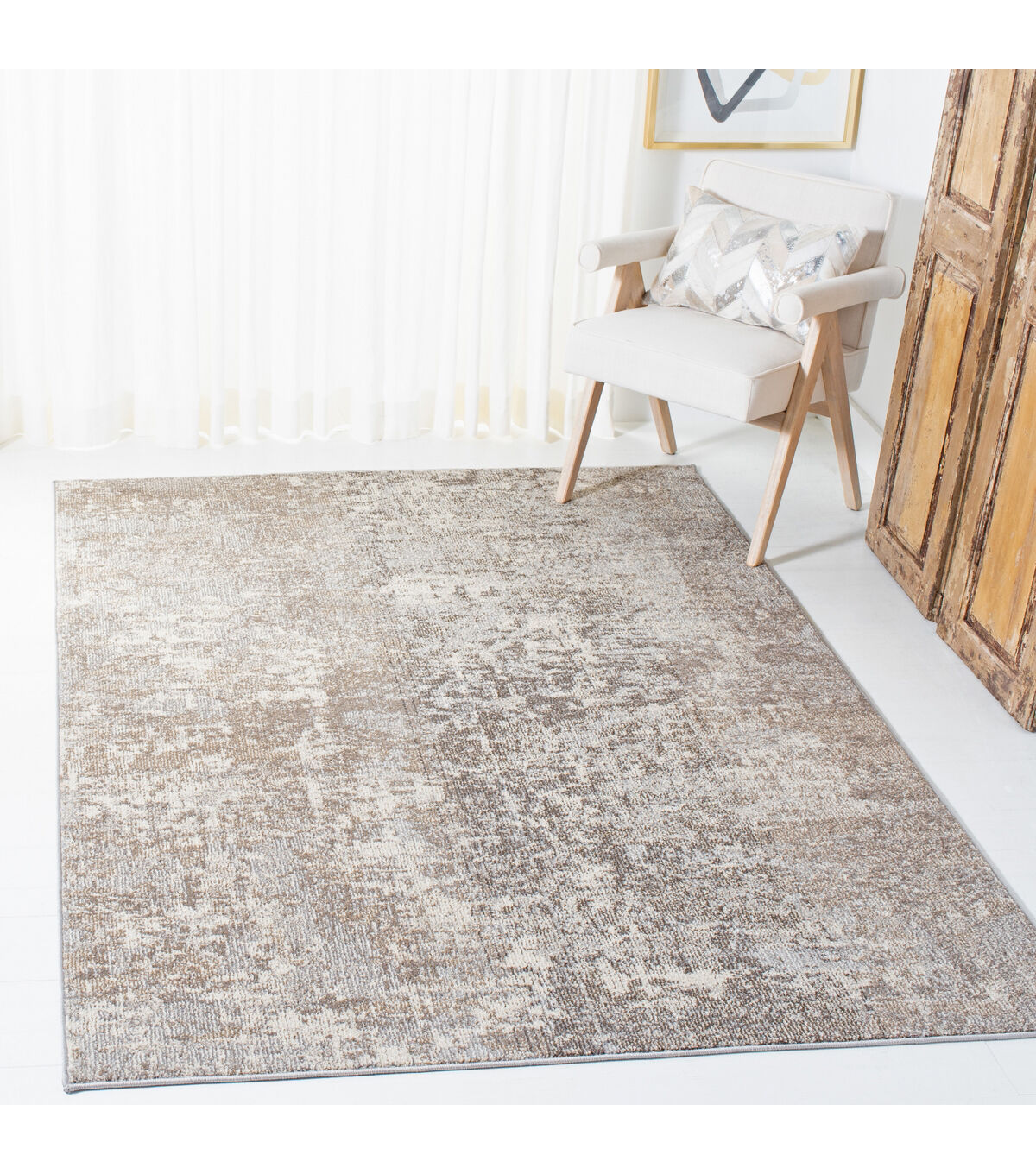 Safavieh Madison 471 Grey / Beige 6'7 X 6'7 Square