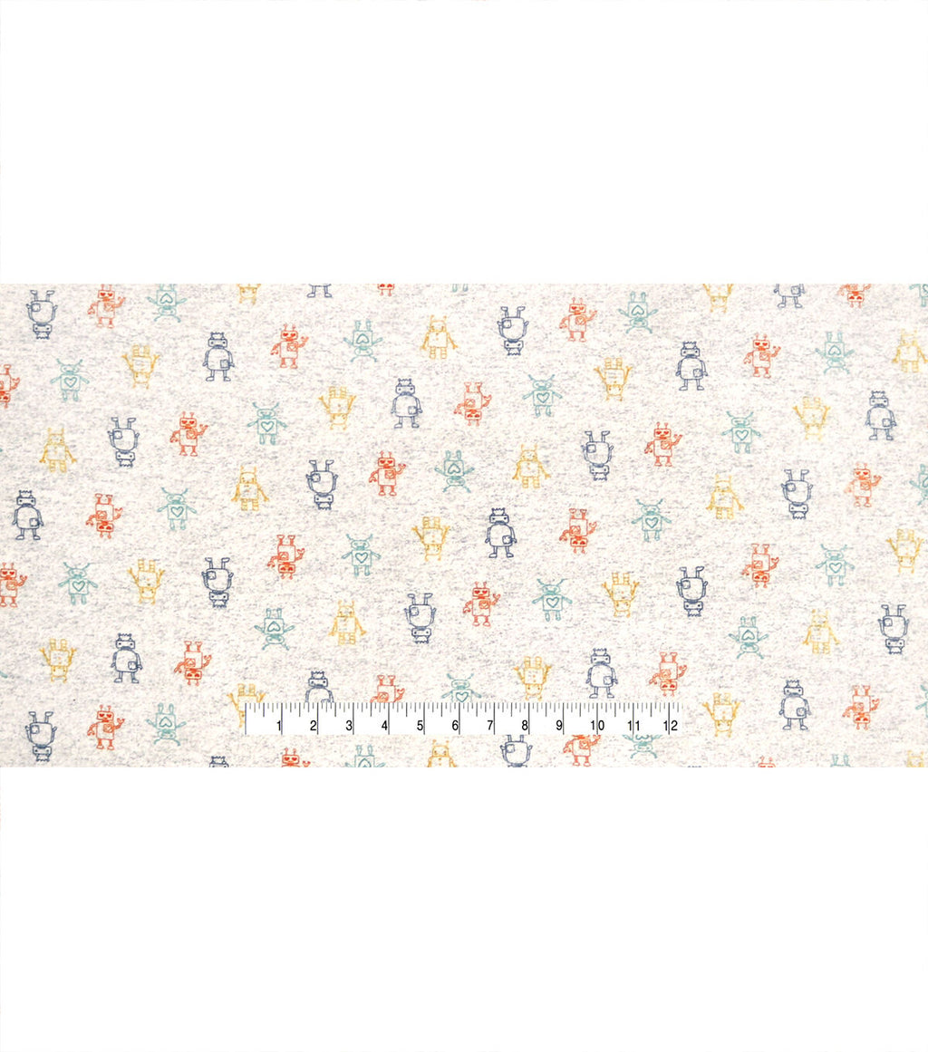 POP! Robot Super Snuggle Flannel Fabric