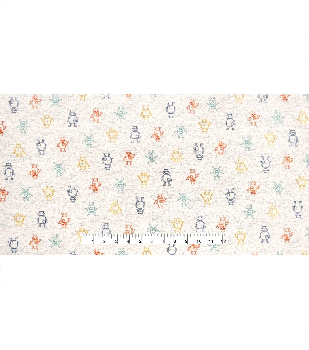 POP! Robot Super Snuggle Flannel Fabric