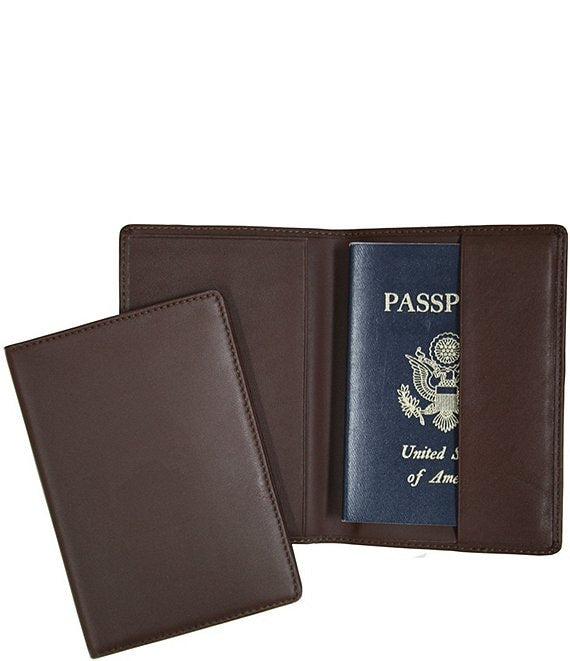 Leather RFID-Blocking Passport Case