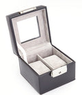 Leather Two Slot Watch Box