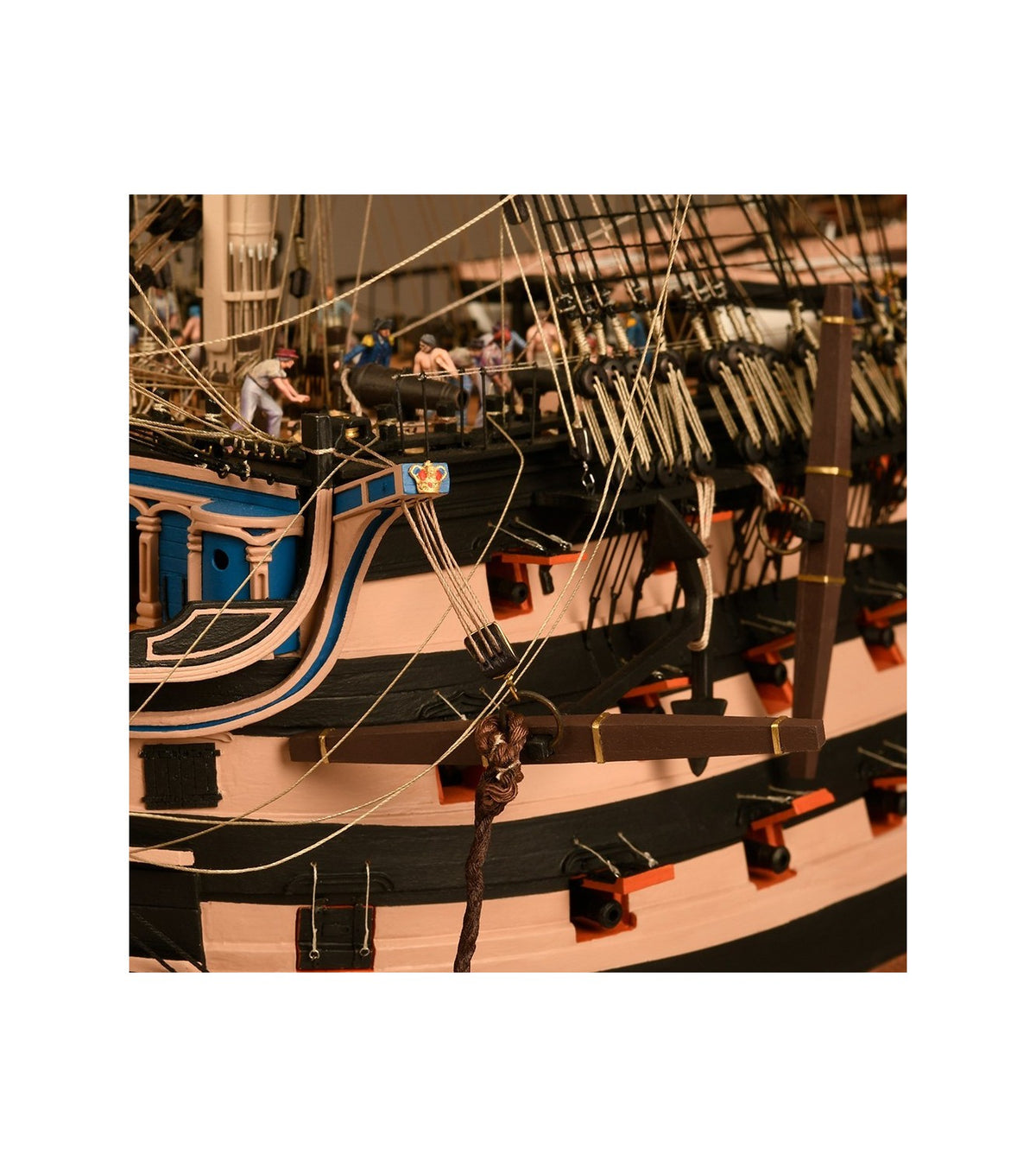 HMS VICTORY Trafalgar 1805 - ANATOMY Version - 1:84 Wooden Scale Model
