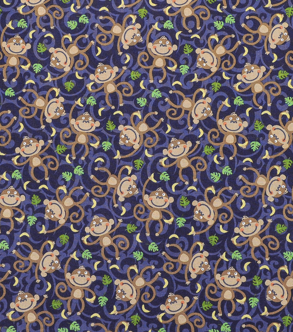Monkey Business Novelty Cotton Fabric