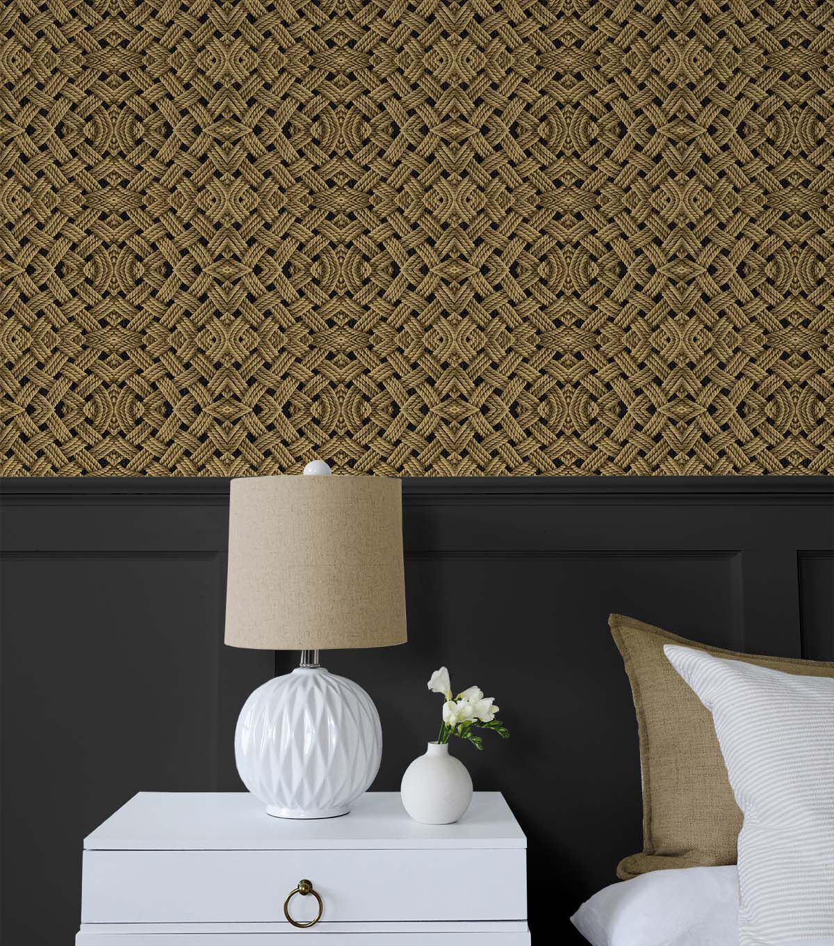 Tommy Bahama 20.5' x 18' Noir Offshore Peel & Stick Wallpaper