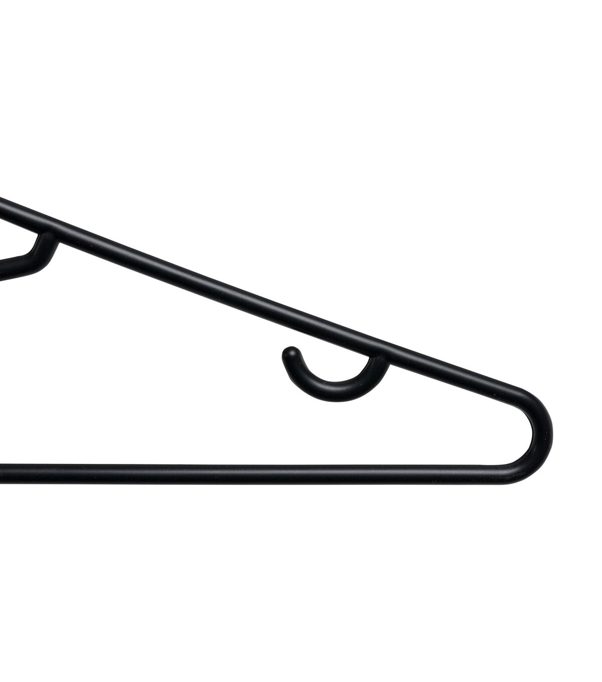Honey Can Do 15 x 7 Black Recycled Plastic Hangers 60pk