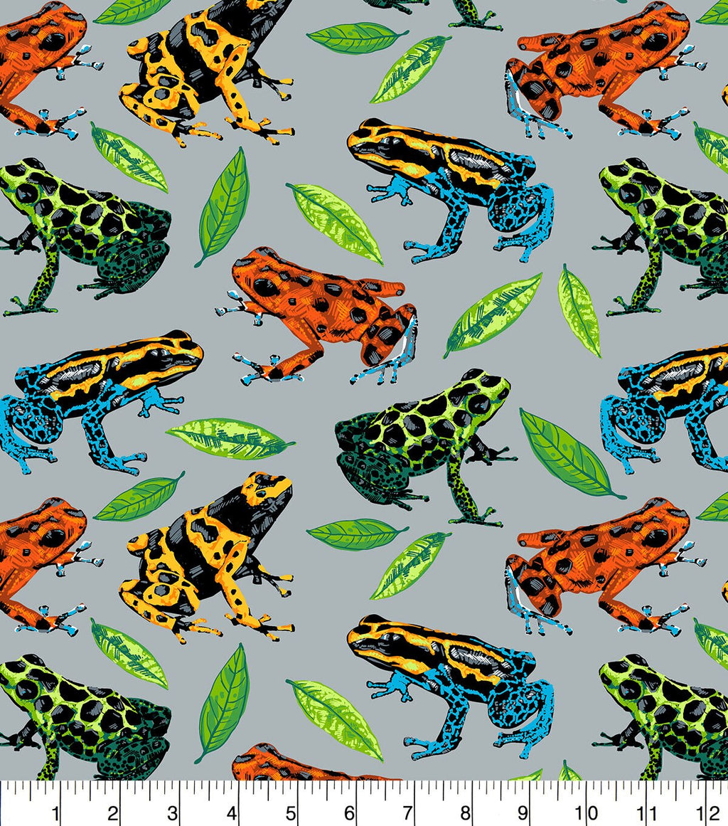Dart Frogs Super Snuggle Flannel Fabric