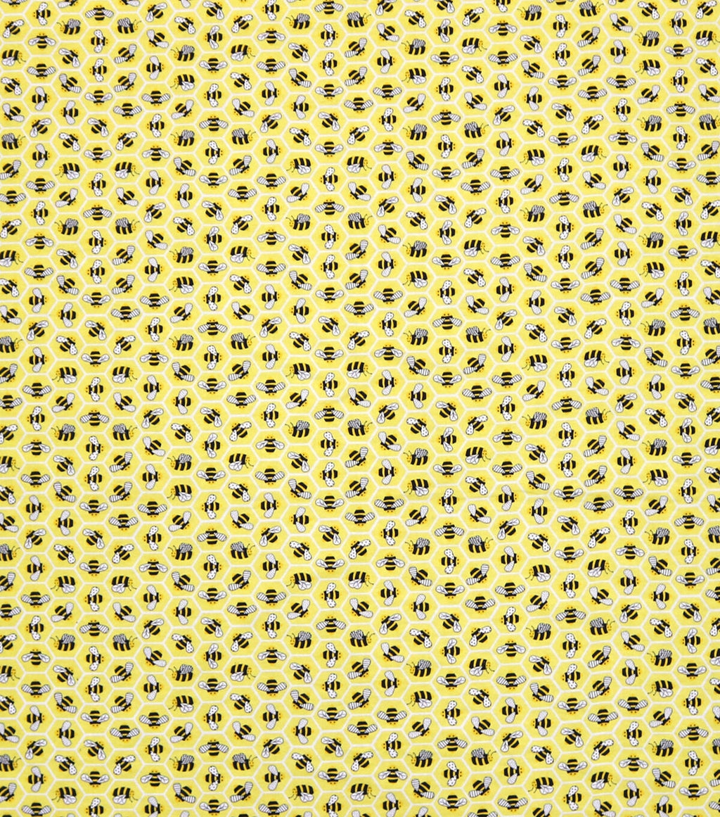 Honeycomb Bees Super Snuggle Flannel Fabric
