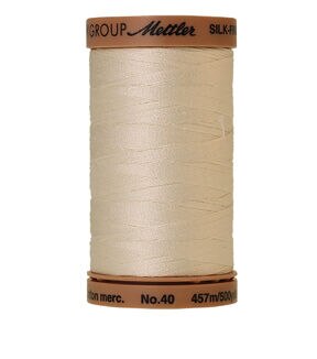 Mettler 500yd Silk Finish 40wt Cotton Thread 5ct