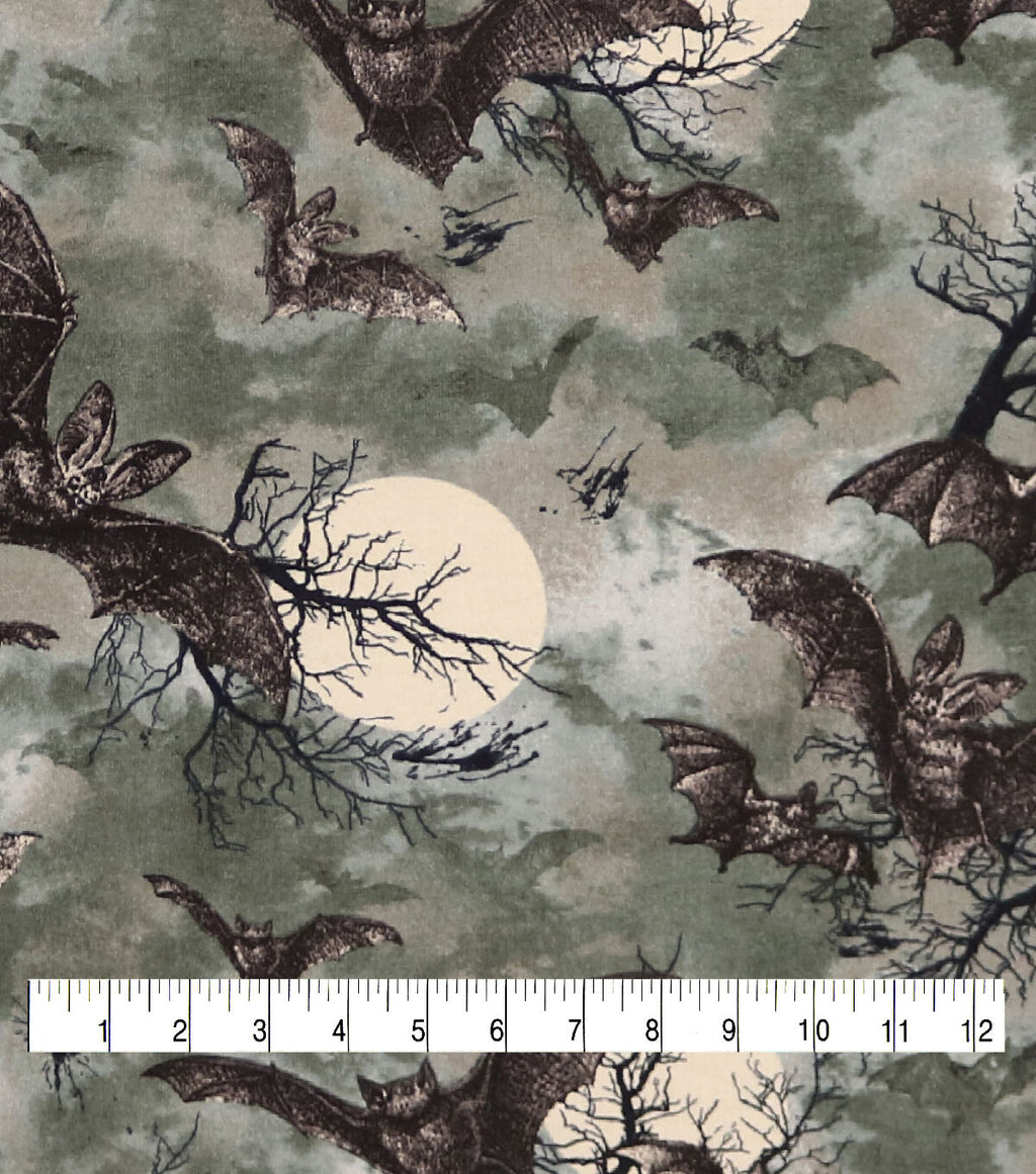 Bats Super Snuggle Flannel Fabric