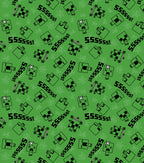 Minecraft Chibi Creeper Cotton Fabric