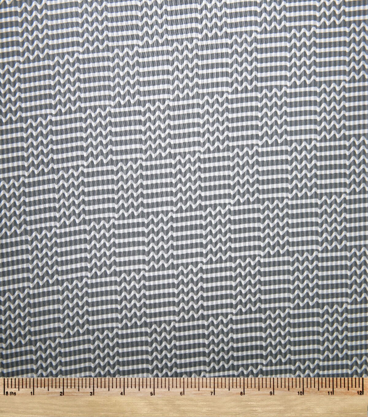 Black Wavy Checks Quilt Cotton Fabric by Keepsake Calico