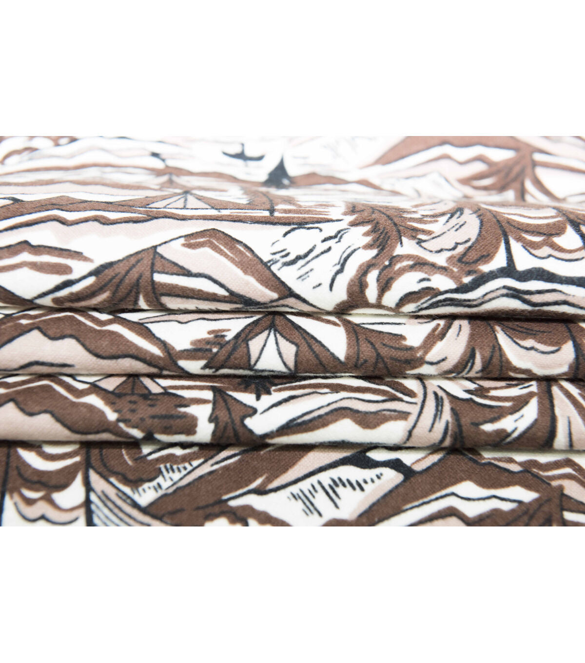 Super Snuggle Sketched Landscape Flannel Fabric