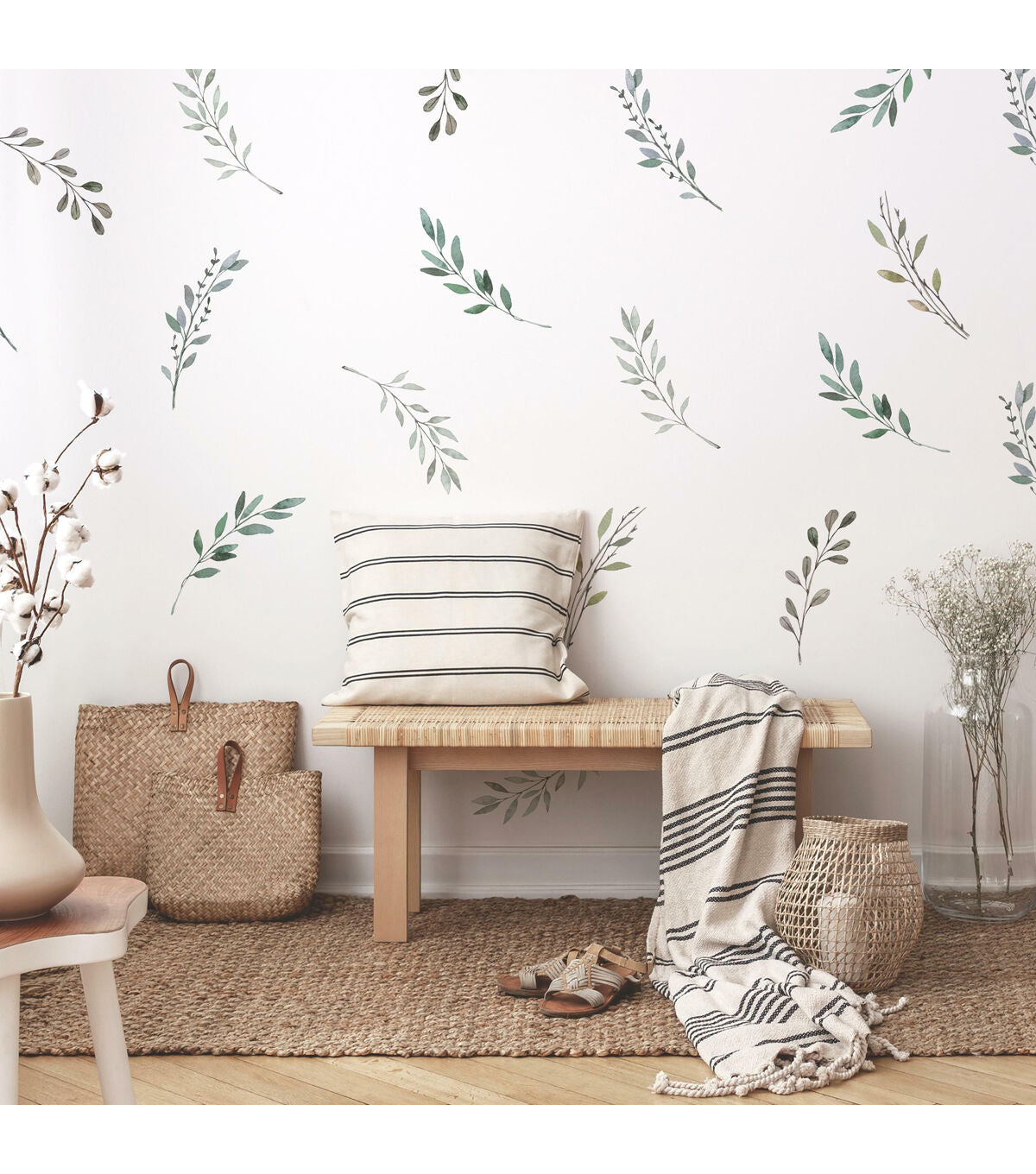 Country Leaves Peel & Stick Wall Decals