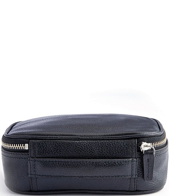 Leather Tech Accessory Travel Storage Case