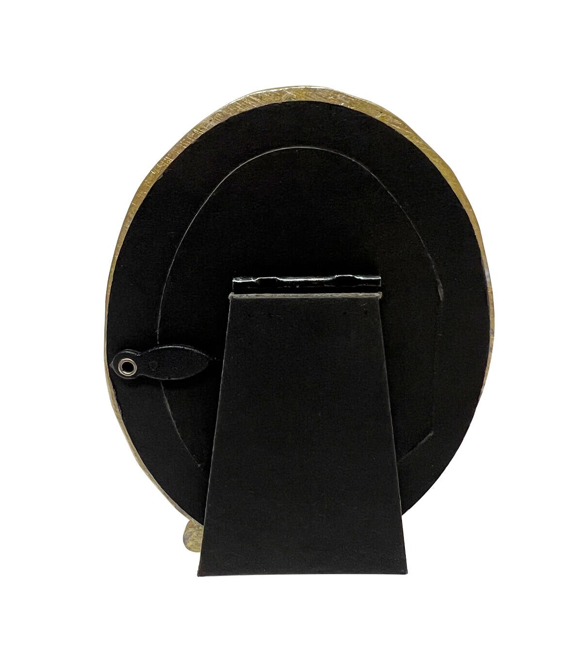 2 x 3 Gold Metal Oval Stamped Tabletop Picture Frame by Place & Time