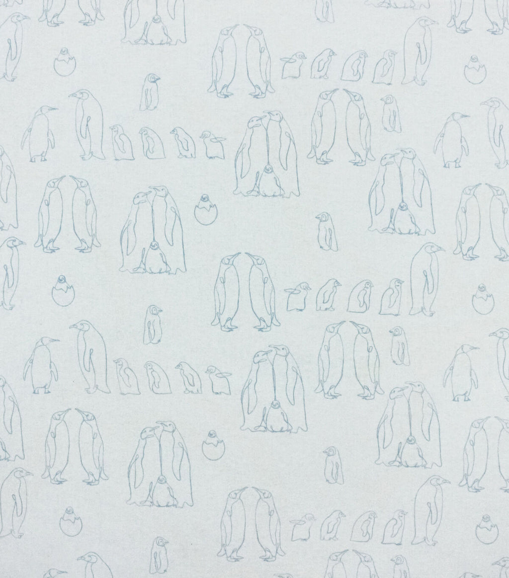 Penguins Super Snuggle Flannel Fabric