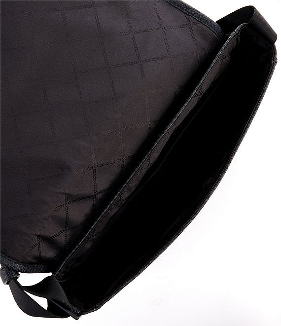 Malone Signature Logo Print Messenger Bag