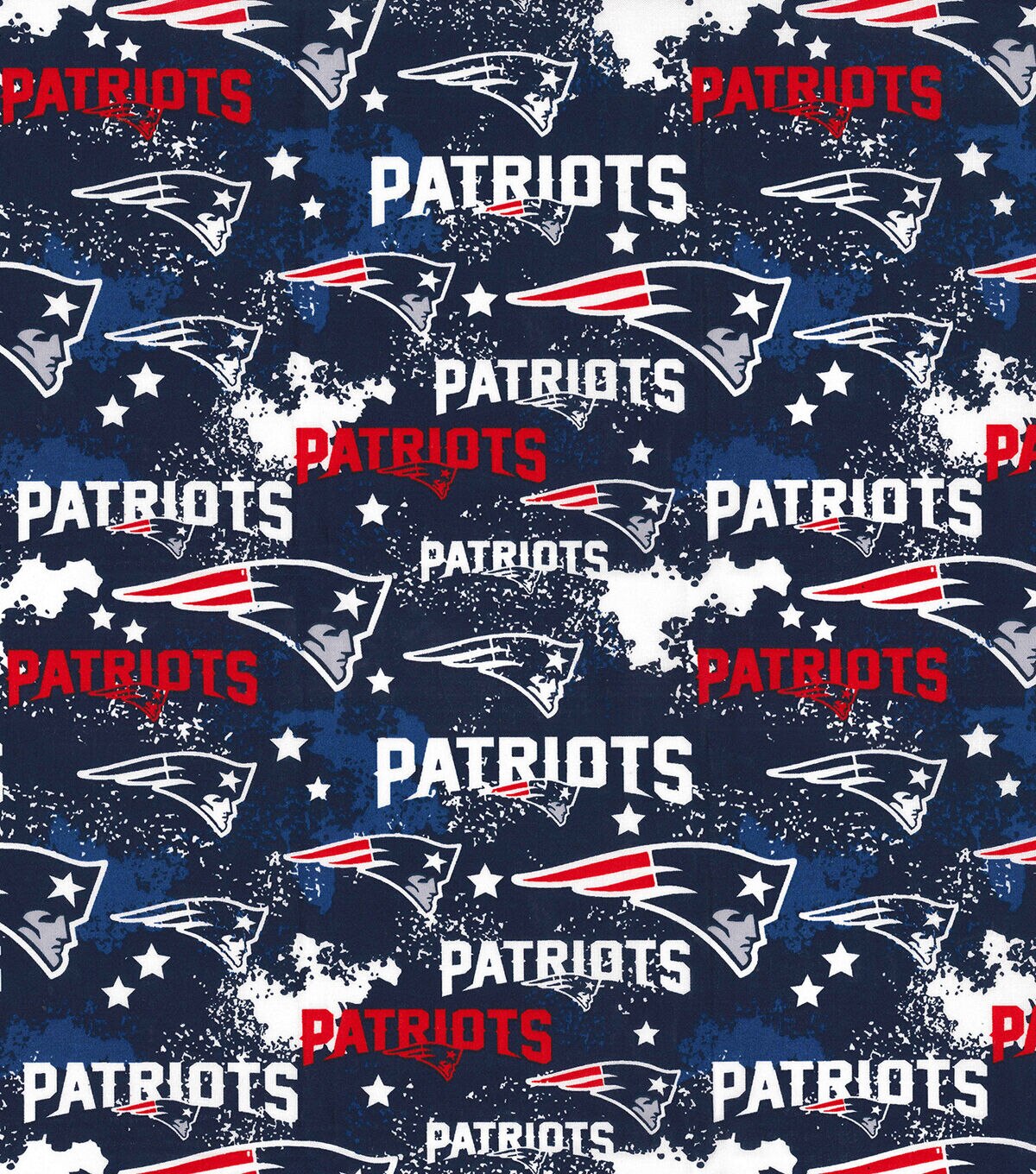 Fabric Traditions New England Patriots Cotton Fabric Distressed