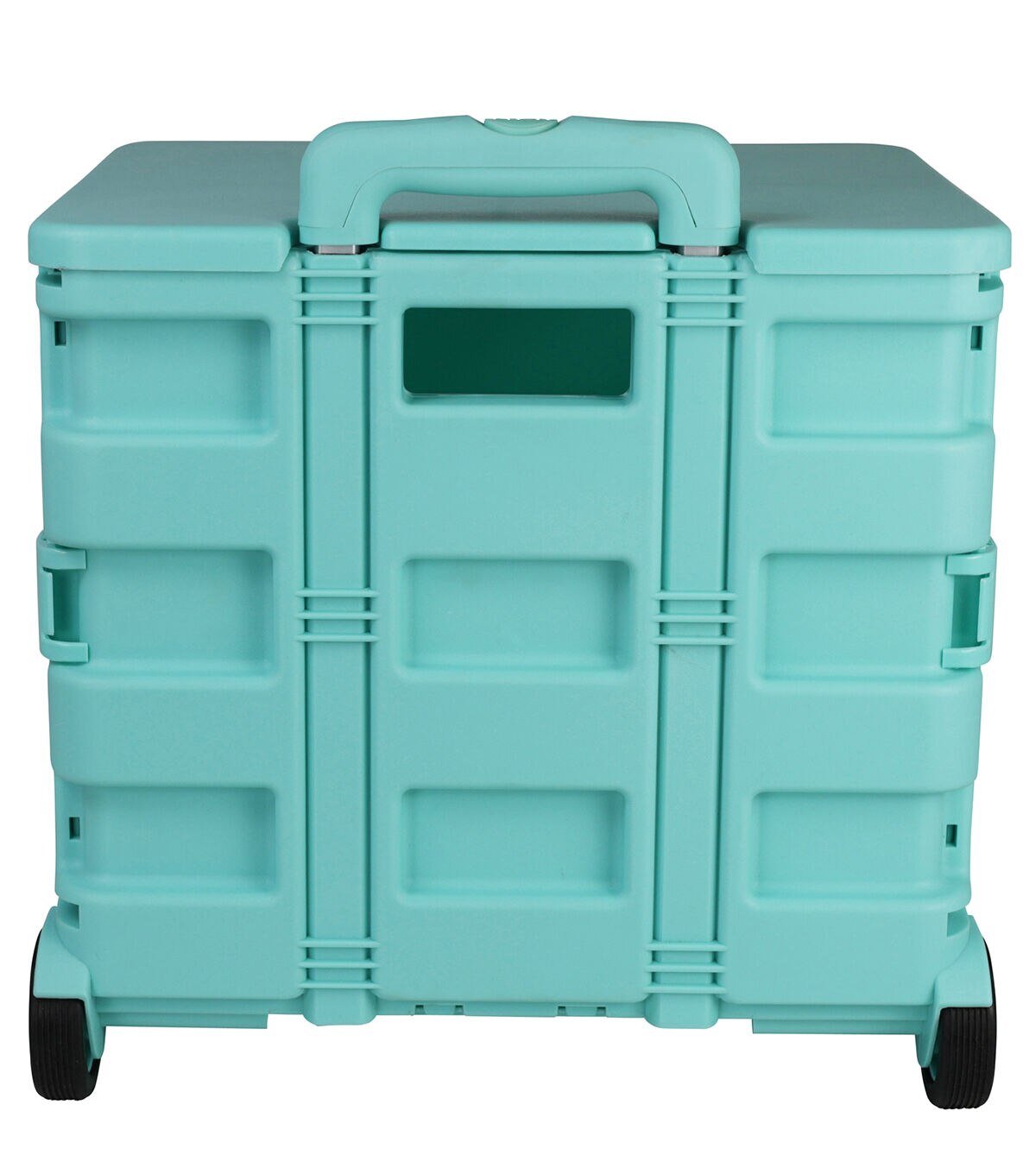 Everything Mary 16 Light Green Plastic Collapsible Cart Organizer