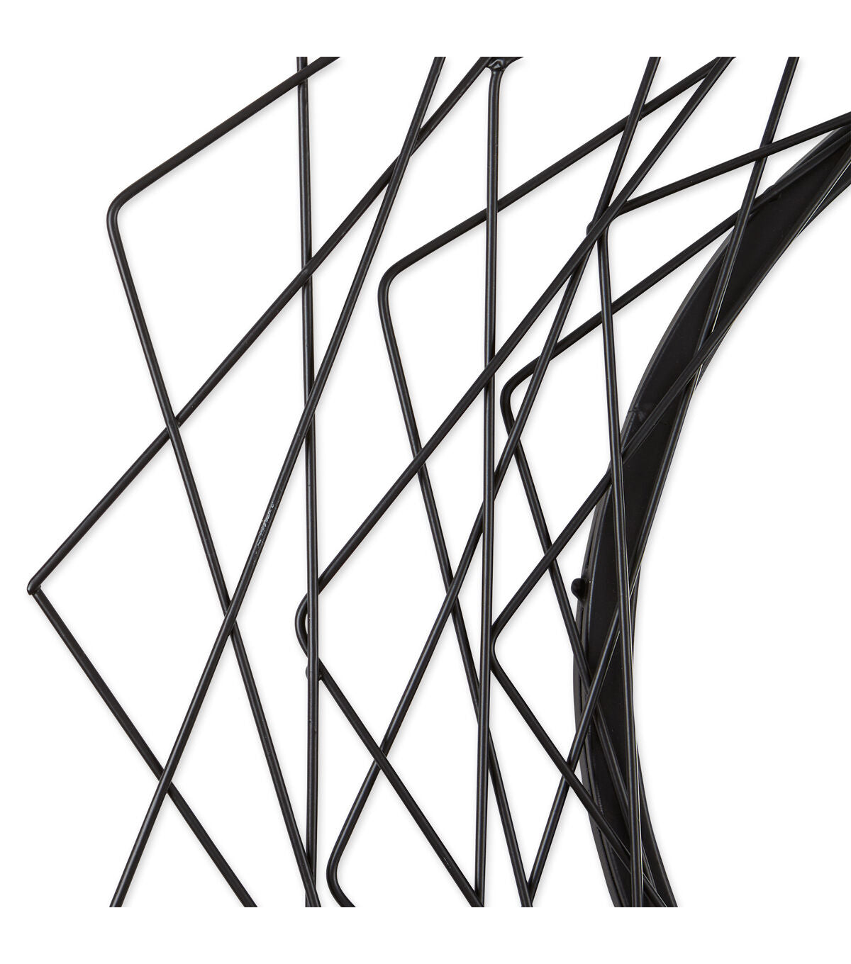 Zingz & Thingz Geometric Wall Mirror Black