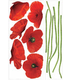 RoomMates Wall Decals Poppies at Play