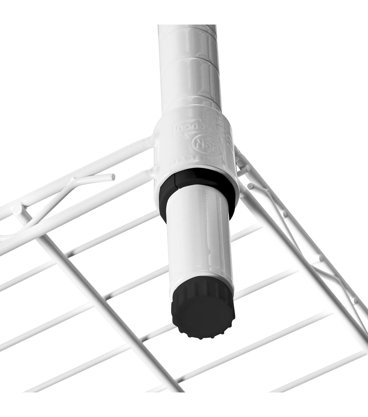 Honey Can Do 36 x 72 White 5 Tier Adjustable Shelving Unit 200lbs