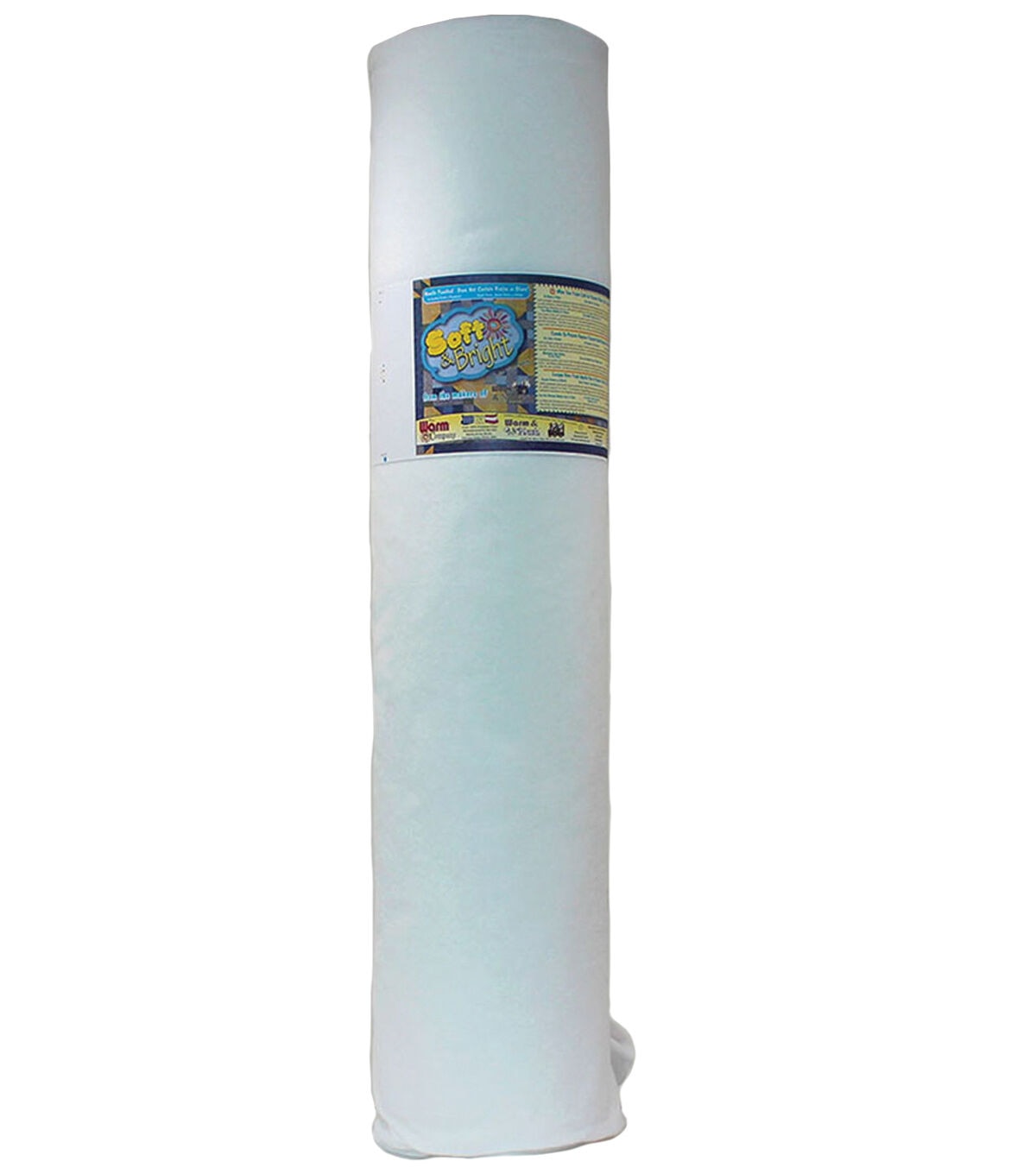 The Warm Company Soft & Bright Polyester Batting 124 X 20 Yd Bolt