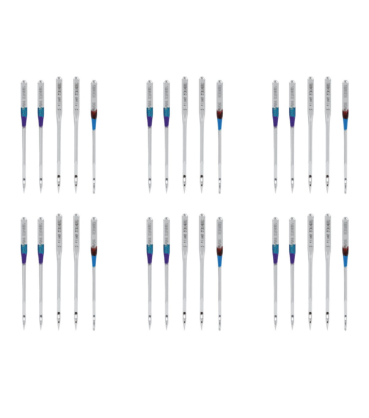SINGER 30ct Assorted Size Universal Heavy Duty Sewing Machine Needles
