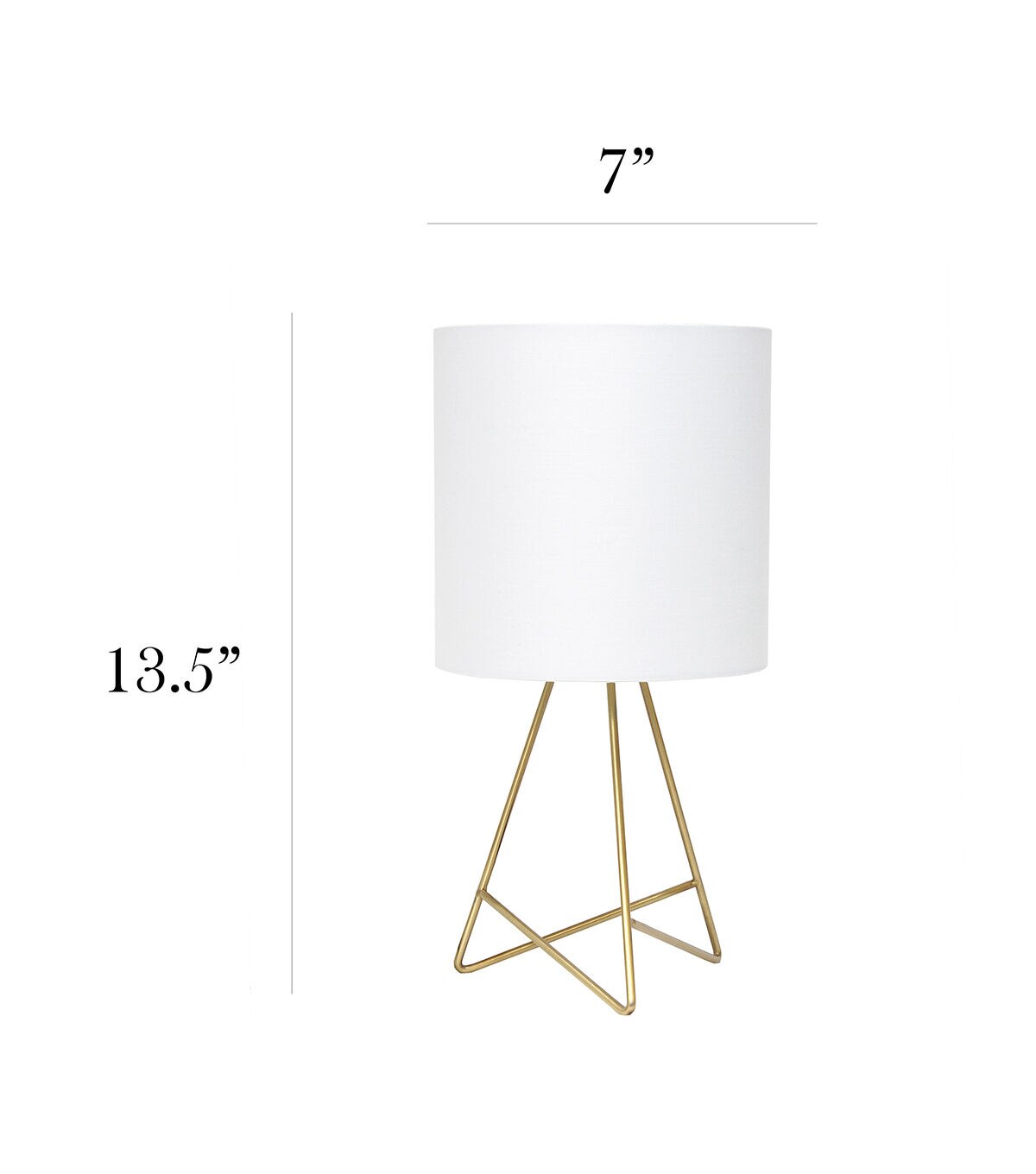 All The Rages Down to the Wire Table Lamp with Fabric Shade